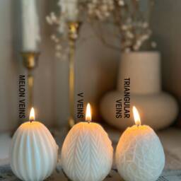 Handmade Easter Egg Candle Soy Wax Decor Candle - thumbnail 3