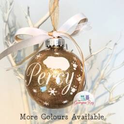 Personalised Guinea Pig Bauble, Pet Ornament, Tree Decoration , Christmas Gift