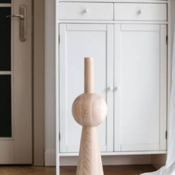 Handmade Wooden Table Leg H900 Unfinished Ash, Oak, Birch - Diy Furniture - 1Pcs - thumbnail 2