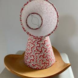 Ian Sanderson Dulcie Coral Luxury Candle Clip Lampshade. Bespoke. Handmade. Wall Lights. Chandeliers - thumbnail 4