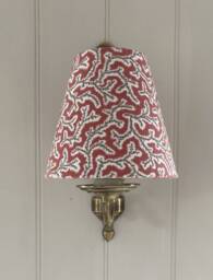 Ian Sanderson Dulcie Coral Luxury Candle Clip Lampshade. Bespoke. Handmade. Wall Lights. Chandeliers