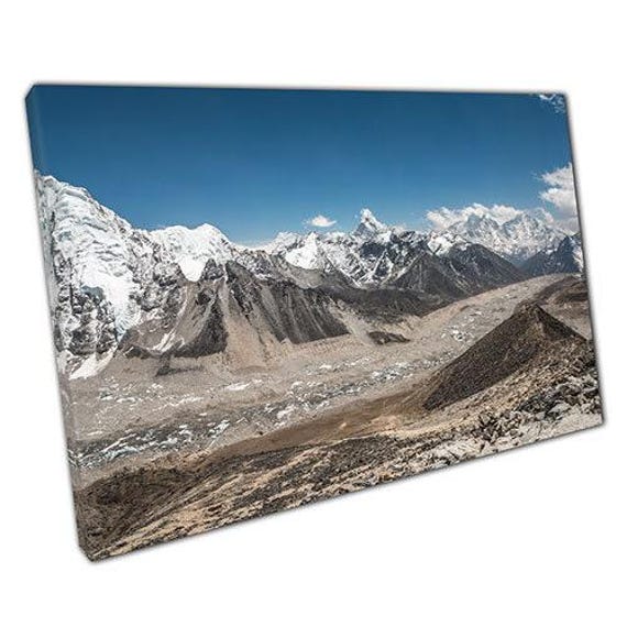 Mount Everest Canvas Print - Stunning Himalayan Landscape Art For Home Office Decor - image 1