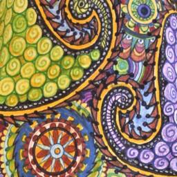 Lampshade For Wine Glass Paisley Grapes - thumbnail 4