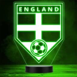 England Football Team Personalised Gift Any Colour Night Light - thumbnail 1