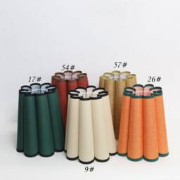 Duzy Handmade Fabric & Acrylic Lampshade For Home Furnishing , Color Can Be Customized Made - thumbnail 2