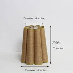 Duzy Handmade Fabric & Acrylic Lampshade For Home Furnishing , Color Can Be Customized Made - thumbnail 3