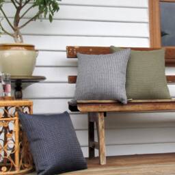 Made To Order Ink Esplanade Indoor/Outdoor Cushion Cover - thumbnail 2