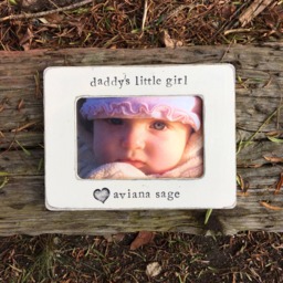 Personalized First Father's Day Picture Frame Daddy's Little Girl - thumbnail 1