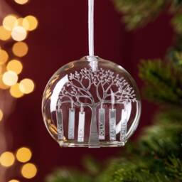 Personalised Family Tree Dome Bauble Additional Tag - thumbnail 2