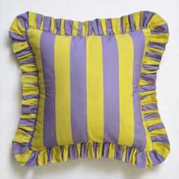 Bohemian Frill Striped Pillow Cover - Different Color Options With Edges Hello Mello Store - thumbnail 2