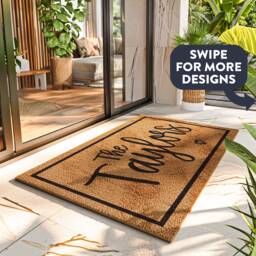 Best Selling Personalized Doormat Range - Custom Gifts Housewarming Gift Door Mat For Grandparents Customized Coir - thumbnail 1