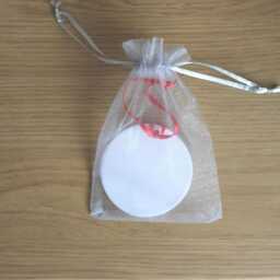 Football With Antlers & Christmas Lights Ceramic Tree Decoration - thumbnail 4