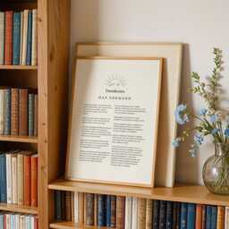 Desiderata Poem Print - Max Ehrmann Poster Wall Art Literary Poetry Inspirational Quote - thumbnail 3