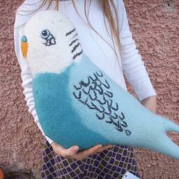Budgie Cushion - thumbnail 3