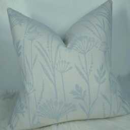 John Lewis Floral Fabric Neutral Cushion Cover Both Sides Meadow, Country Home Cushion Cover Cotton Linen Blend - thumbnail 2