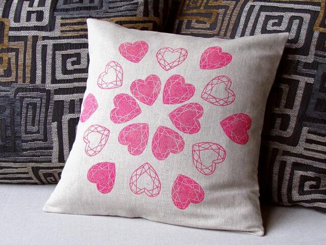 Linen Pillowcase 18x18 - image 1