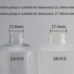 100 Packs Silver Soap Dispenser 28/400 Rustproof 304 Stainless Steel Small Head Pump Diy No Jars - thumbnail 4