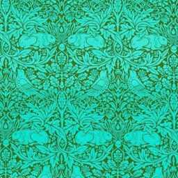 William Morris, Brer Rabbit, Ben Pentreath, Olive & Turquoise Linen Union Cushion, Throw Pillow Cover, Home Decor - thumbnail 3