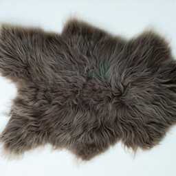 Luxurious Smokey Gray Sheepskin Rug - Soft, Cozy, & Naturally Durable Home D??cor - thumbnail 4