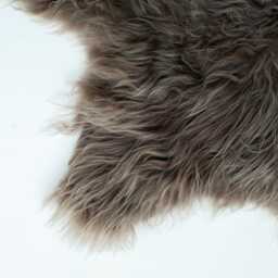 Luxurious Smokey Gray Sheepskin Rug - Soft, Cozy, & Naturally Durable Home D??cor - thumbnail 3