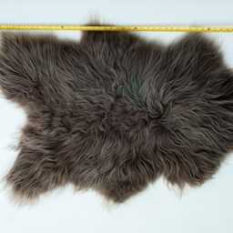 Luxurious Smokey Gray Sheepskin Rug - Soft, Cozy, & Naturally Durable Home D??cor - thumbnail 2