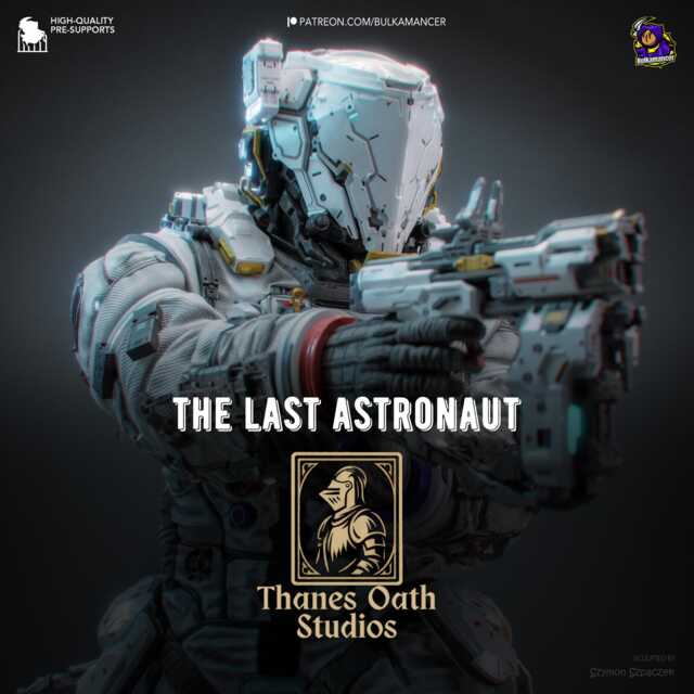 The Last Astronaut - Sci Fi Game Diorama Figure Hugh Resin 16K - image 1