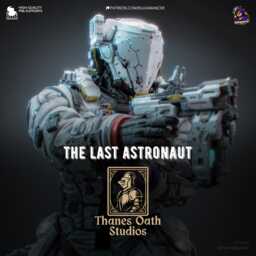 The Last Astronaut - Sci Fi Game Diorama Figure Hugh Resin 16K - thumbnail 1