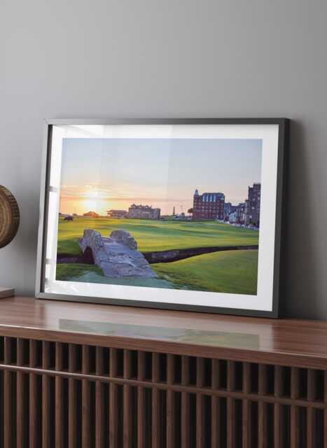 Swilcan Bridge St Andrews Golf Wall Art Print Course Photography Home Office Decor Gift Club House Scotland - image 1