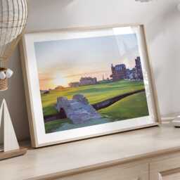 Swilcan Bridge St Andrews Golf Wall Art Print Course Photography Home Office Decor Gift Club House Scotland - thumbnail 2