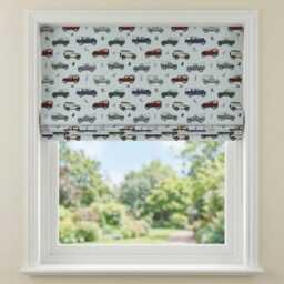 Custom Made To Measure Roman Blind Shade Land Rover Duck Egg Hand Crafted - thumbnail 1