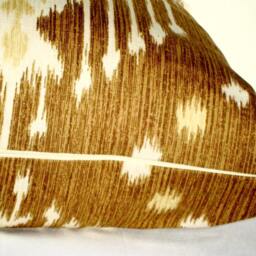 Magnolia Home Dakota Pillow Cover 19x19, Wheat Tan Ikat Cushion - thumbnail 3