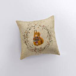 Chipmunk - Pillow Cover Throw Squirrel Home Decor Cabin Ideas Farmhouse Pillows - thumbnail 3