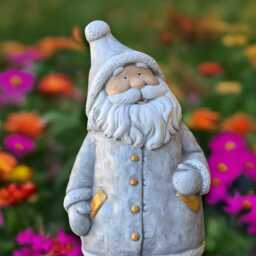 Massive Santa Claus Sculpture Concrete Statue Stone Winter Figurine Garden & Home Decoration Hanmade Lover Gift - thumbnail 1