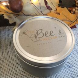 Vermont Vanilla ~ All Natural Soy Candle 8 Oz Tins Travel Wedding Present Gifts Essential Oils - thumbnail 2