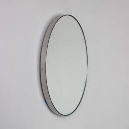 Orbis??? Minimalist Customisable Round Mirror With Stainless Steel Frame - thumbnail 1