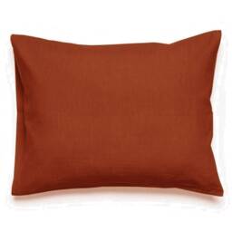 Burnt Orange Linen Pillowcase Set, Envelope Closure, Pillowcases, Bedding, Pillow Covers - thumbnail 2