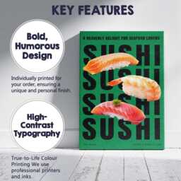 Fresh Salmon Shrimp Tuna Sushi Restaurant Poster Canvas Wall Art Print Decor Picture Ready To Hang - thumbnail 2