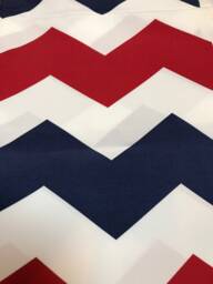 Red, White & Blue Chevron Bean Bag Chair Cover, Star, America, Patriotic, 4Th Of July, Usa, Zig Zag, Stripes - Gift Under 75, Etsy Kids - thumbnail 1