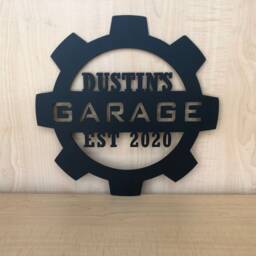Personalized Garage Sign Metal Wall Art, Gift For Car Guy - thumbnail 3