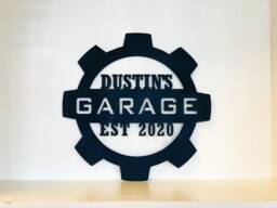 Personalized Garage Sign Metal Wall Art, Gift For Car Guy - thumbnail 1