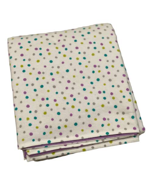Organic Cotton Confetti Stroller Blanket - Soft Baby Newborn Gift - image 1