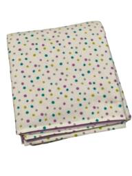 Organic Cotton Confetti Stroller Blanket - Soft Baby Newborn Gift