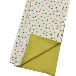 Organic Cotton Confetti Stroller Blanket - Soft Baby Newborn Gift - thumbnail 3