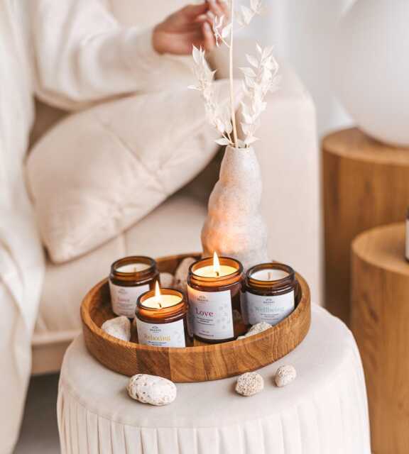 Botanical Soy Wax Candle Gift - Scented With Pure Essential Oils, Tranquillity, Peace & Quiet Gift, 100% Natural, Vegan Friendly - image 1