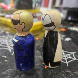 Madness Motif Peg Doll Set, Suggs Inspired Gift - thumbnail 2