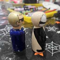 Madness Motif Peg Doll Set, Suggs Inspired Gift - thumbnail 4