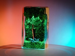 Premium Handcrafted Buster Sword Lamp - Final Fantasy Vii Resin Wood Night Light, Gamer Decor & Gift For Father's Day Or Game Fans - thumbnail 1