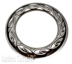 Large Nickel Quality Metal Curtain Drapery #12 Hardware Supplies 1-9/16 Inch Inner Diameter Decorative Grommets/Rings Pack W/Washer Eyelet