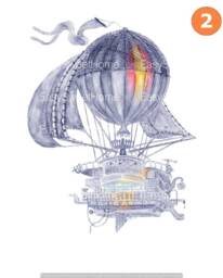 Wall Decals Hot Air Balloon, Indigo, Home D??cor, Tile Decals, Furniture Balloon