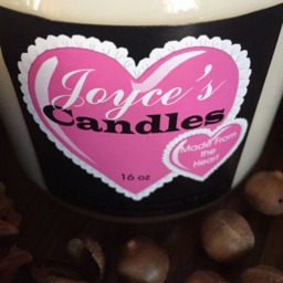 Baby Powder Handmade Hand Poured 16 Oz Soy Candle in Apothecary Jar With Glass Dome Lid - thumbnail 3